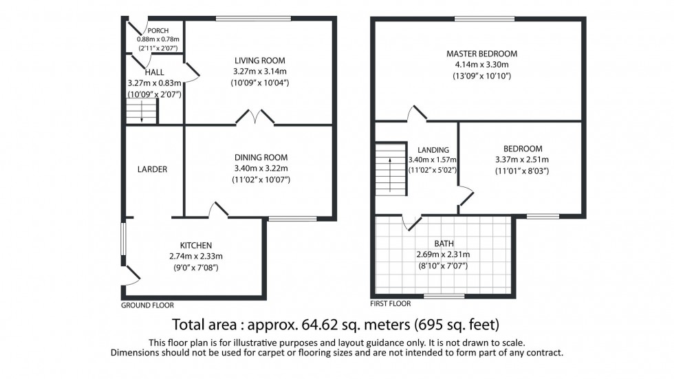 Floorplan for Cromwell Road, Rushden