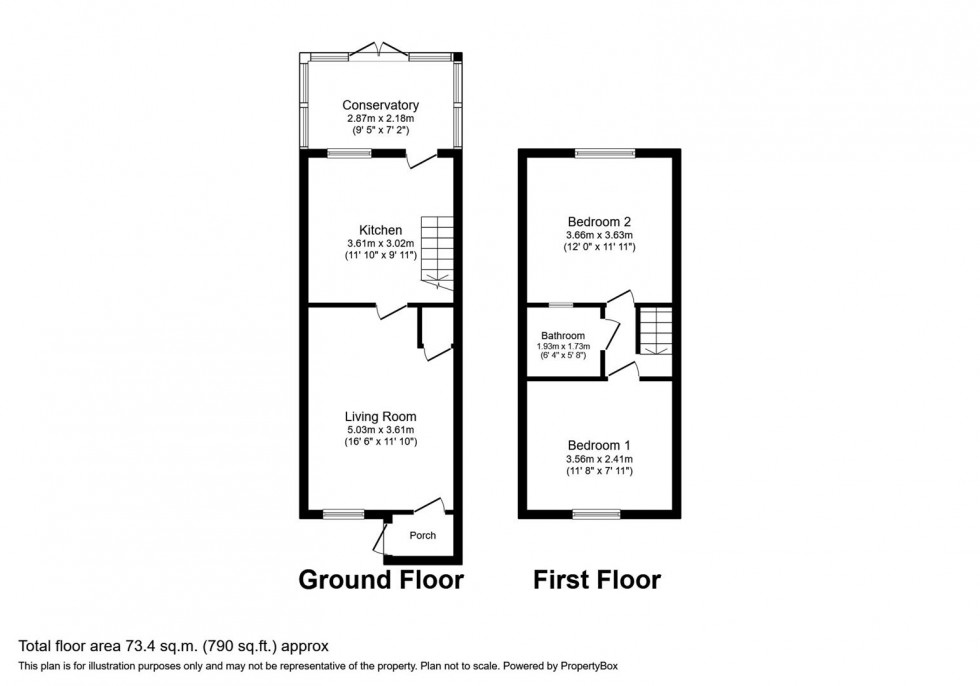Floorplan for Arkwright Road, Irchester, Northants