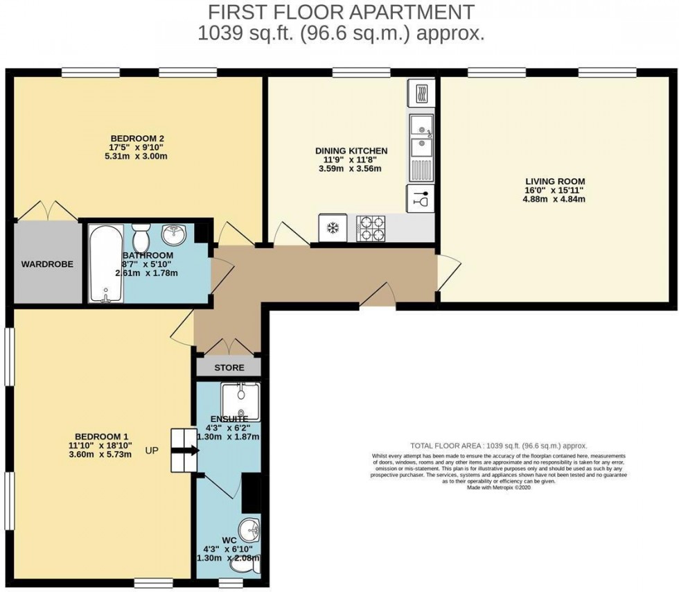 Floorplan for Heritage Court, Kettering