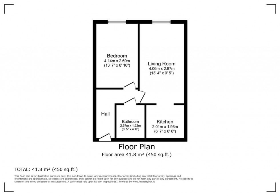 Floorplan for Denbeigh House, Rectory Road, Rushden