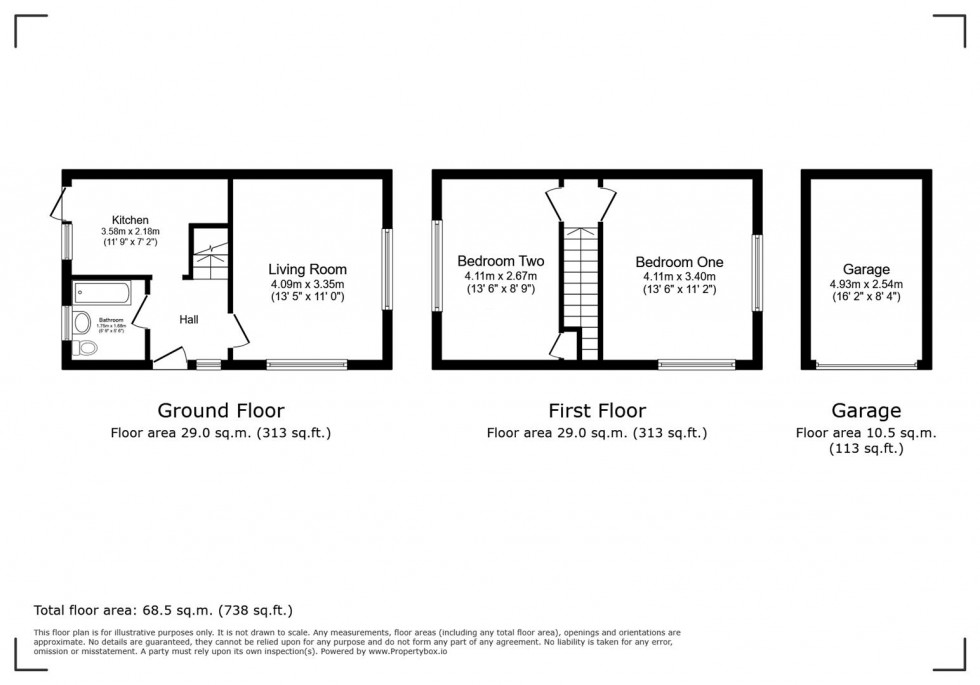 Floorplan for Blackfriars, Rushden, Northants