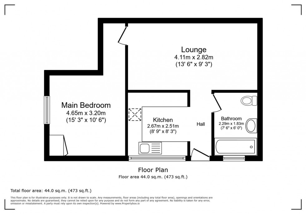 Floorplan for Havelock Street, Kettering